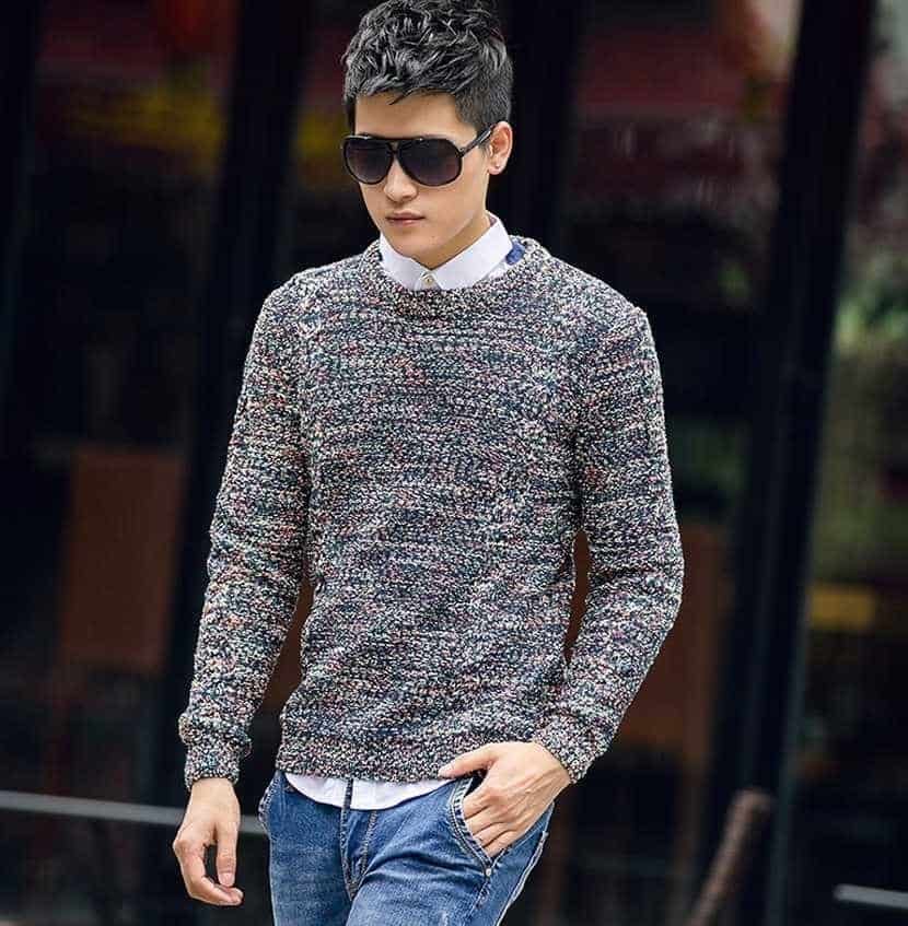 Мужские модные пуловеры