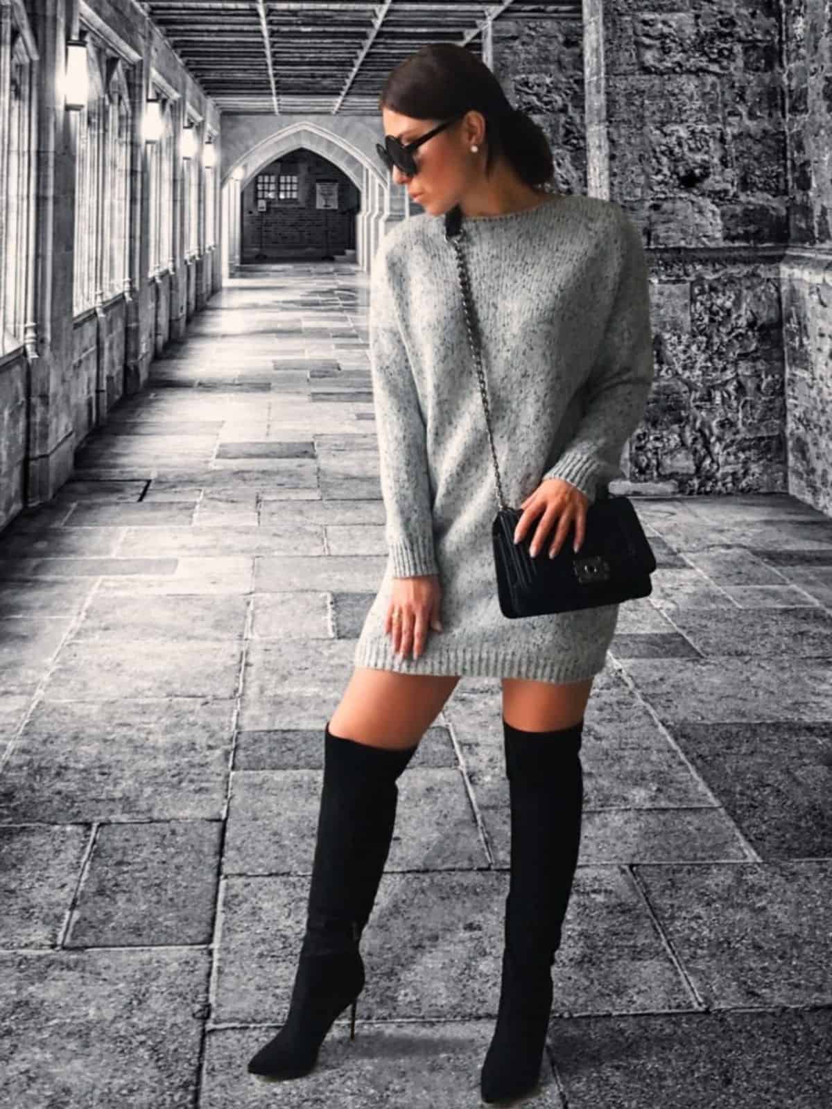 Удлиненный свитер спицами - купить в интернет-магазине одежды Shapar