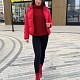 На восьмой фотографии стильный женский связанный красный свитер на все случаи жизни в интернет-магазине Shapar, бренда вязаной одежды ручной работы.